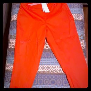 HM HOT ORANGE SUPER STRETCH PANTS